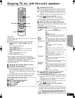 Preview for 25 page of Panasonic SC-BTX70 - 1080p Premium Blu-ray Compact Home Theater System Operating Instructions Manual