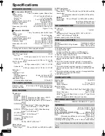 Preview for 54 page of Panasonic SC-BTX70 - 1080p Premium Blu-ray Compact Home Theater System Operating Instructions Manual