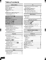 Предварительный просмотр 4 страницы Panasonic SC-BTX75 Operating Instructions Manual