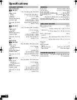 Предварительный просмотр 52 страницы Panasonic SC-BTX75 Operating Instructions Manual