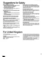 Preview for 3 page of Panasonic SC-CH11 Operating Instructions Manual