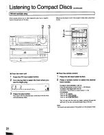 Preview for 23 page of Panasonic SC-CH11 Operating Instructions Manual