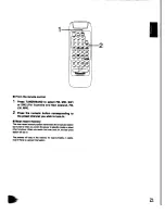 Preview for 21 page of Panasonic SC-CH31 Operating Instructions Manual