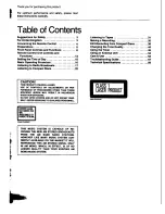 Preview for 2 page of Panasonic SC-CH33 Operating Instructions Manual