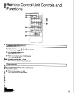 Preview for 13 page of Panasonic SC-CH33 Operating Instructions Manual