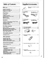 Preview for 3 page of Panasonic SC-CH34 Operating Instructions Manual