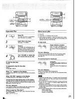 Предварительный просмотр 15 страницы Panasonic SC-CH34 Operating Instructions Manual