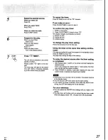 Preview for 27 page of Panasonic SC-CH34 Operating Instructions Manual