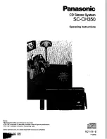 Panasonic SC-CH350 Operating Instructions Manual preview