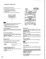 Preview for 12 page of Panasonic SC-CH52 Operating Instructions Manual