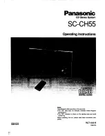 Preview for 1 page of Panasonic SC-CH55 Operating Instructions Manual