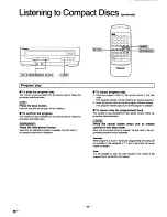 Preview for 20 page of Panasonic SC-CH55 Operating Instructions Manual