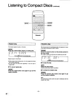 Preview for 22 page of Panasonic SC-CH55 Operating Instructions Manual