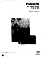 Panasonic SC-CH60 Operating Instructions Manual preview