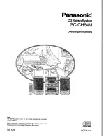 Panasonic SC-CH64M Operating Instructions Manual preview