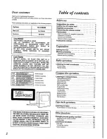 Предварительный просмотр 2 страницы Panasonic SC-CH64M Operating Instructions Manual