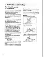 Предварительный просмотр 4 страницы Panasonic SC-CH64M Operating Instructions Manual