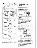 Предварительный просмотр 5 страницы Panasonic SC-CH64M Operating Instructions Manual