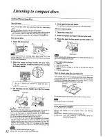 Предварительный просмотр 12 страницы Panasonic SC-CH64M Operating Instructions Manual