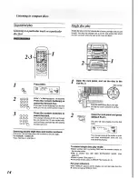 Предварительный просмотр 14 страницы Panasonic SC-CH64M Operating Instructions Manual