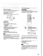 Предварительный просмотр 19 страницы Panasonic SC-CH64M Operating Instructions Manual