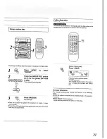 Предварительный просмотр 21 страницы Panasonic SC-CH64M Operating Instructions Manual