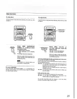 Предварительный просмотр 23 страницы Panasonic SC-CH64M Operating Instructions Manual