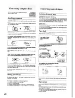 Предварительный просмотр 40 страницы Panasonic SC-CH64M Operating Instructions Manual