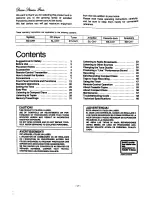 Preview for 2 page of Panasonic SC-CH7 Operating Instructions Manual