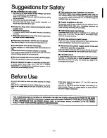 Preview for 3 page of Panasonic SC-CH7 Operating Instructions Manual