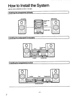 Preview for 6 page of Panasonic SC-CH7 Operating Instructions Manual