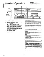 Preview for 20 page of Panasonic SC-CH7 Operating Instructions Manual