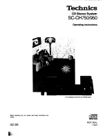 Panasonic SC-CH750 Operating Instructions Manual preview