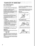 Preview for 4 page of Panasonic SC-CH84M Operating Instructions Manual