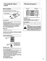 Preview for 5 page of Panasonic SC-CH84M Operating Instructions Manual