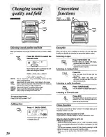 Preview for 26 page of Panasonic SC-CH84M Operating Instructions Manual