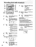 Preview for 28 page of Panasonic SC-CH84M Operating Instructions Manual