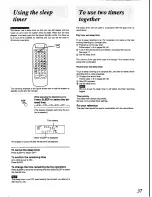 Preview for 37 page of Panasonic SC-CH84M Operating Instructions Manual