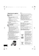 Предварительный просмотр 42 страницы Panasonic SC-CMAX5 Operating Instructions Manual