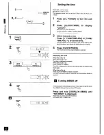 Предварительный просмотр 12 страницы Panasonic SC-DK2 Operating Instructions Manual