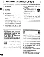 Предварительный просмотр 4 страницы Panasonic SC-DK20 Operating Instructions Manual