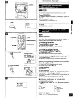 Предварительный просмотр 21 страницы Panasonic SC-DK30 Operating Operating Instructions Manual