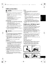 Предварительный просмотр 3 страницы Panasonic SC-DM502 Operating Instructions Manual