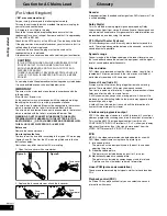 Preview for 4 page of Panasonic SC-DP1 Operating Instructions Manual