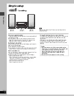 Preview for 6 page of Panasonic SC-DP1 Operating Instructions Manual