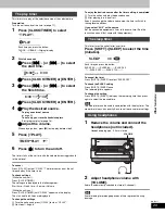 Preview for 29 page of Panasonic SC-DP1 Operating Instructions Manual