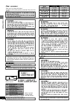 Предварительный просмотр 2 страницы Panasonic SC-DT100 Operating Instructions Manual