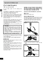 Предварительный просмотр 4 страницы Panasonic SC-DT100 Operating Instructions Manual