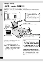 Предварительный просмотр 6 страницы Panasonic SC-DT100 Operating Instructions Manual