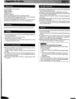 Предварительный просмотр 5 страницы Panasonic SC-EH50 Operating Instructions Manual